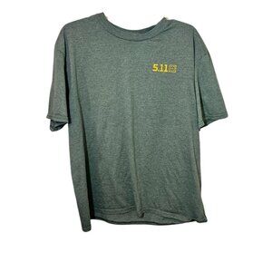 5.11 Tactical Green T-Shirt "Give Me Liberty Or Give Me Death" Graph Size XL